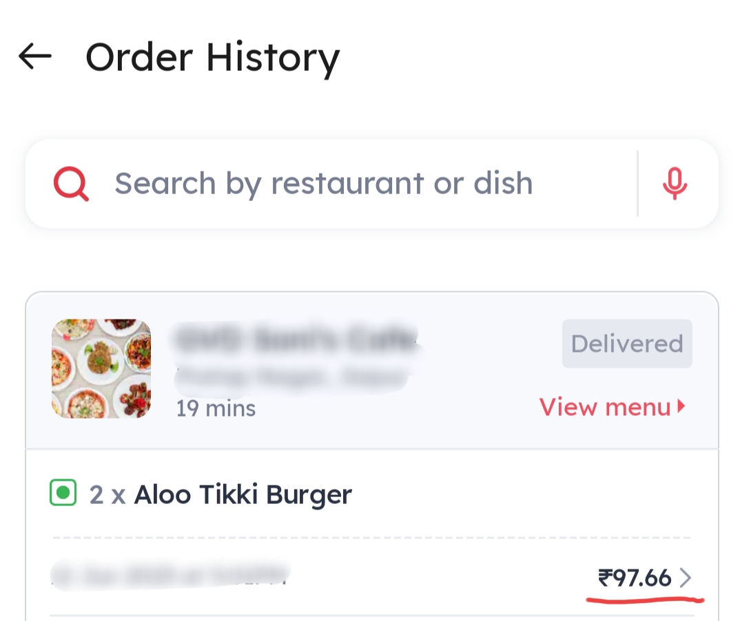 How to cancel order on Zomato